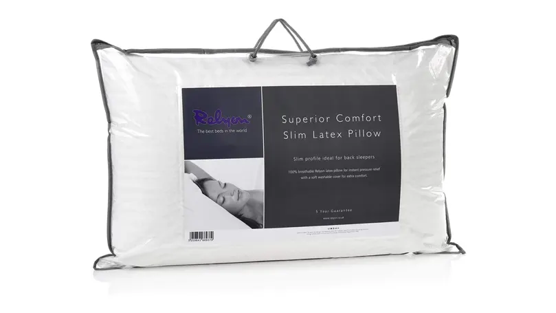 Et billede af Relyon Superior Comfort Slim Latex Pillow.