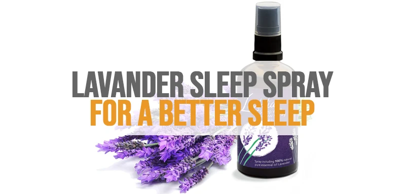 et billede af lavander-søvnspray til en bedre søvn