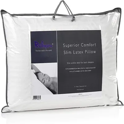 et produktbillede af Relyon Superior Comfort Slim Latex Pillow.