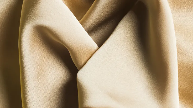 Et billede af silke af høj kvalitet