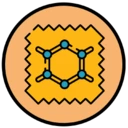 Et ikon, der viser et syntetisk materiale