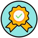 Et ikon, der forestiller en medalje, som indikerer en garanti.